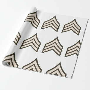 rang van sergeant cadeaupapier