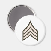 rang van sergeant der eerste klasse magneet (Voorkant / Achterkant)
