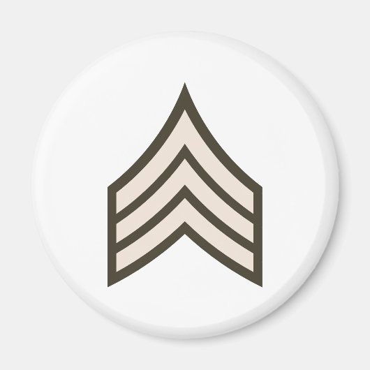 rang van sergeant der eerste klasse magneet (Voorkant)
