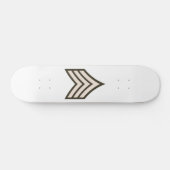 rang van sergeant der eerste klasse persoonlijk skateboard (Horizontaal)