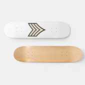rang van sergeant der eerste klasse persoonlijk skateboard (Horizontaal)