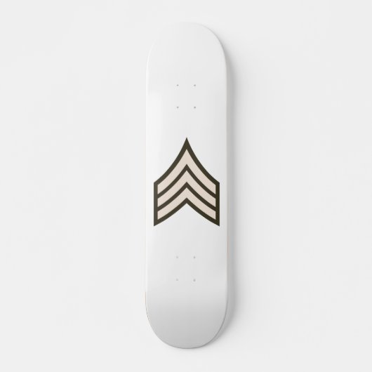 rang van sergeant der eerste klasse persoonlijk skateboard (Voorkant)