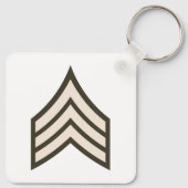 rang van sergeant der eerste klasse sleutelhanger (Achterkant)