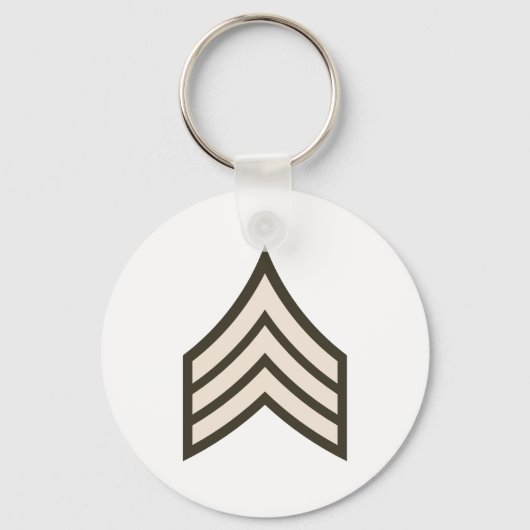rang van sergeant der eerste klasse sleutelhanger (Voorkant)