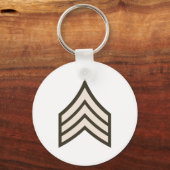 rang van sergeant der eerste klasse sleutelhanger (Voorkant)