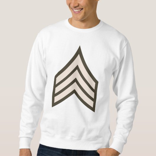 rang van sergeant der eerste klasse trui (Voorkant)
