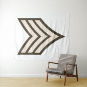 rang van sergeant-majoor wandkleed (In Situ (horizontaal))