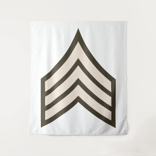 rang van sergeant-majoor wandkleed (Voorkant)