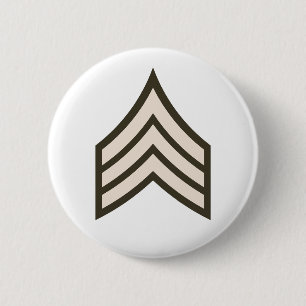 rang van sergeant ronde button 5,7 cm