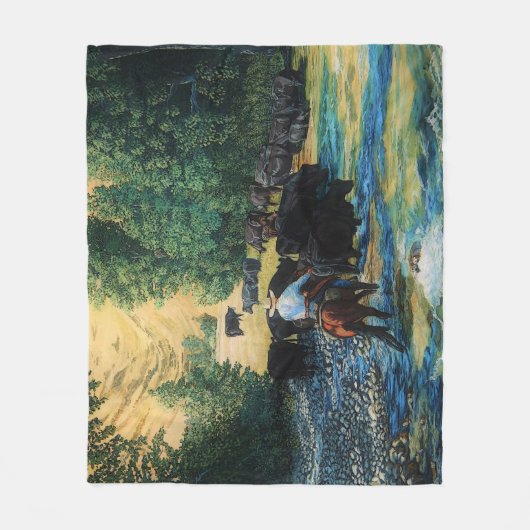 Rangaspaard, Angus-rundveestapel op de rivier Fleece Deken (Voorkant)