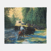 Rangaspaard, Angus-rundveestapel op de rivier Fleece Deken (Voorkant (Horizontaal))