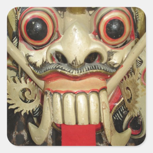 RANGDA! VIERKANTE STICKER (Voorkant)