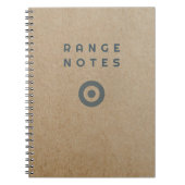 Range Notes - Shooting Range Logbook Notitieboek (Voorkant)