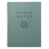 Range Notes - Shooting Range Logbook Notitieboek (Voorkant)