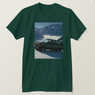 Range Rover Classic in de sneeuw T-shirt