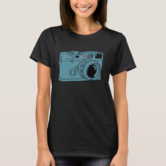 Rangefinder Camera T-shirt (Voorkant)