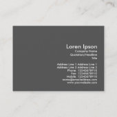 Rangefinder Camera Visitekaartje (Achterkant)