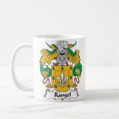Rangel Family Crest Koffiemok (Links)