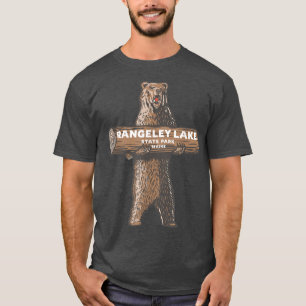 Rangeley Lake State Park Maine ME Beer Vakantie Zo T-shirt