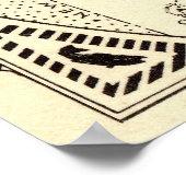 Rangeley Lakes Map Maine  Poster (Hoek)