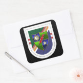 Ranger 2e Bn Beret Flash (oud) met DUI Stickers (Envelop)