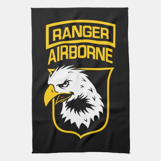 Ranger Airborne Eagle Patch Theedoek (Verticaal)