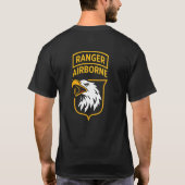 Ranger Airborne Screaming Eagles Personalized T-shirt (Achterkant)