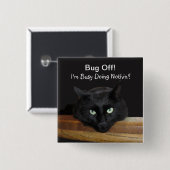 Ranger "Bug Off"-Button Vierkante Button 5,1 Cm (Voorkant /achterkant)