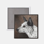 Ranger - Cattle Dog Magnet (Voorkant / Achterkant)