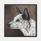 Ranger - Cattle Dog Magnet (Voorkant)