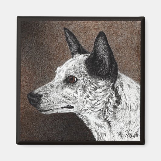 Ranger - Cattle Dog Magnet (Voorkant)