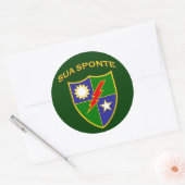 Ranger crest - Sua Sponte Ronde Sticker (Envelop)
