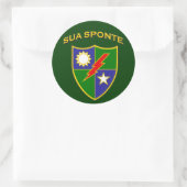 Ranger crest - Sua Sponte Ronde Sticker (Tas)