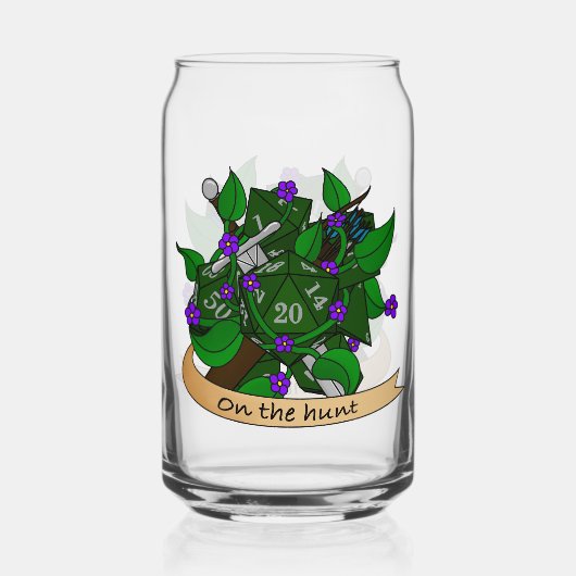 Ranger Dice Design Blikvorm Glas (Voorkant)