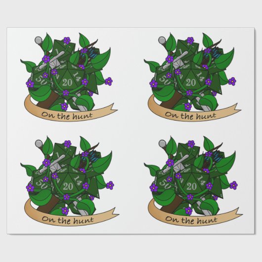 Ranger Dice Design Cadeaupapier (Vlak)