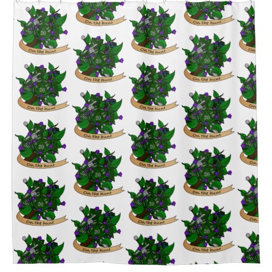 Ranger Dice Design Douchegordijn (Voorkant)