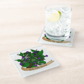 Ranger Dice Design Glazen Onderzetter (Schuin)