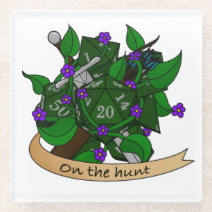 Ranger Dice Design Glazen Onderzetter