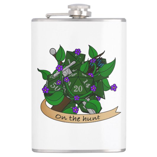 Ranger Dice Design Heupfles (Voorkant)