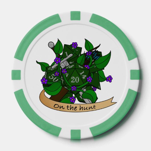 Ranger Dice Design Poker Chips (Voorkant)