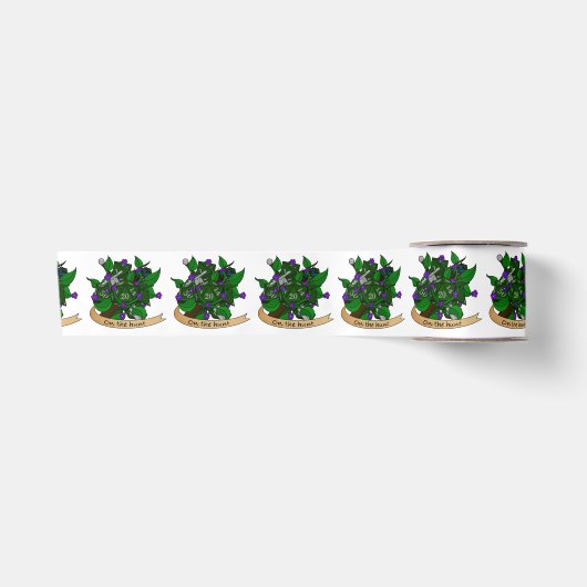 Ranger Dice Design Satijnen Lint (Voorkant)