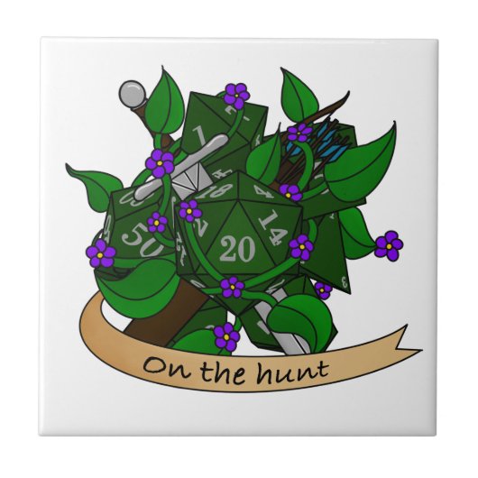 Ranger Dice Design Tegeltje (Voorkant)