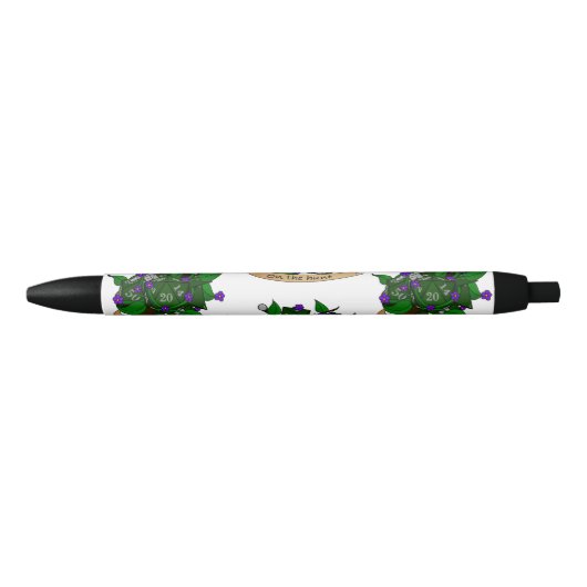 Ranger Dice Design Zwarte Inkt Pen (Voorkant)