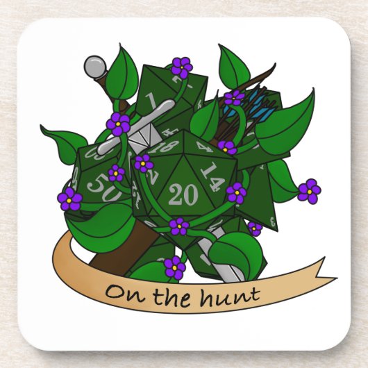 Ranger Dobbelsteen Ontwerp Bier Onderzetter (Voorkant)