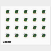Ranger Dobbelsteen Ontwerp Ronde Sticker (Vel)