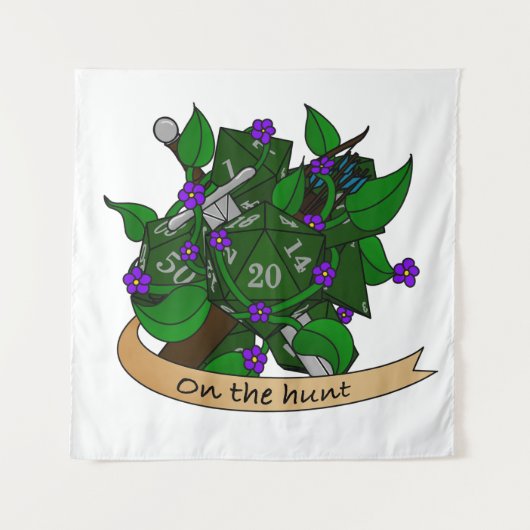 Ranger Dobbelsteen Ontwerp Wandkleed (Voorkant)