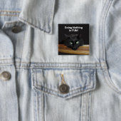 Ranger "Doing Niets"-Button Vierkante Button 5,1 Cm (In situ)