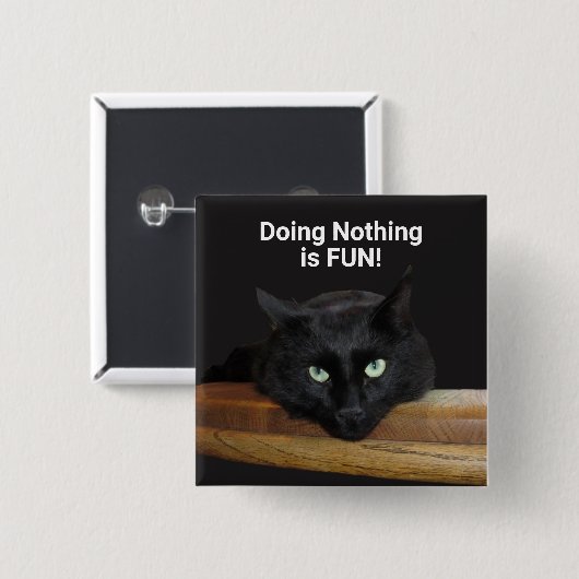 Ranger "Doing Niets"-Button Vierkante Button 5,1 Cm (Voorkant /achterkant)