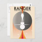 Ranger Exploratie en Fotografie van de maan Briefkaart (Voorkant / Achterkant)