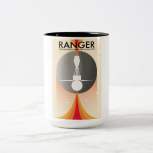 Ranger Exploratie & Fotografie van de Maan Tweekleurige Koffiemok
